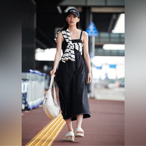 NWT Zara black point dress - Picture 5 of 10